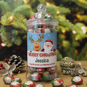 Christmas Chocolates Jar