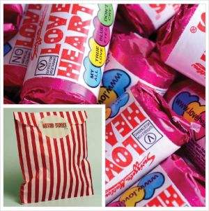 Love Hearts Sweet Bag