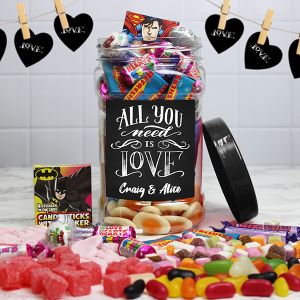 All You Need Is Love Retro Sweet Jar