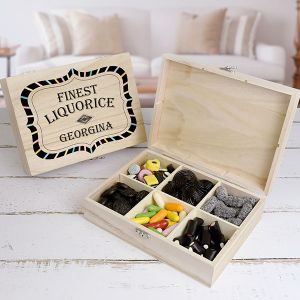 Finest Liquorice Wooden Sweet Box