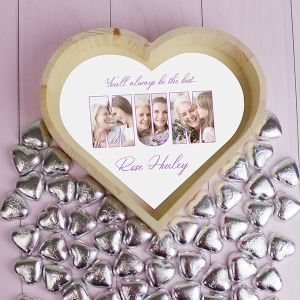 MUM Photo Gift - Chocolate Heart Tray - Large