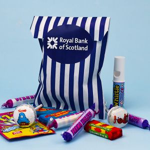 Branded Small Striped Sweet Bag